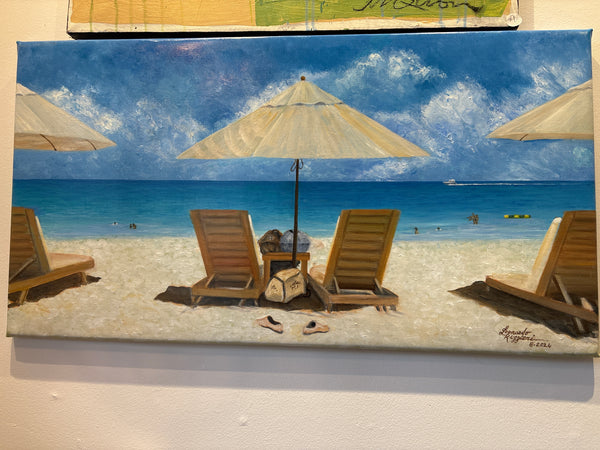 Relaxing in Turks & Caicos