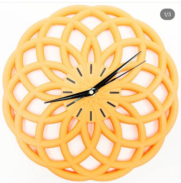 3D Cycle Wall Clocks