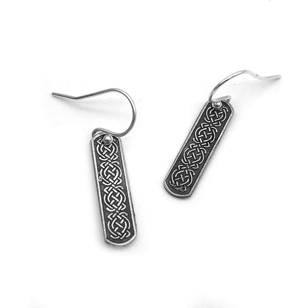Celtic Knot Bar Earrings