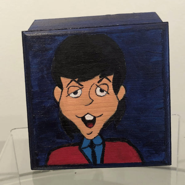 Small Hand-Painted Keepsake Box - Red Bank Artisan Collective jewelry art vintage recycled Small Wooden Boxes, Andromedas Attic