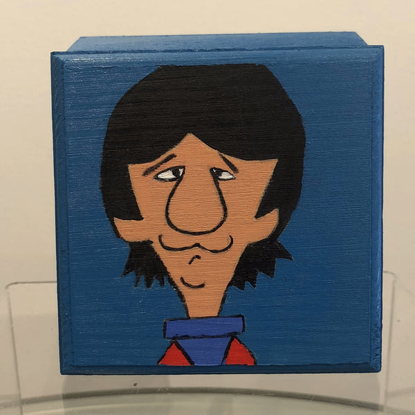 Small Hand-Painted Keepsake Box - Red Bank Artisan Collective jewelry art vintage recycled Small Wooden Boxes, Andromedas Attic