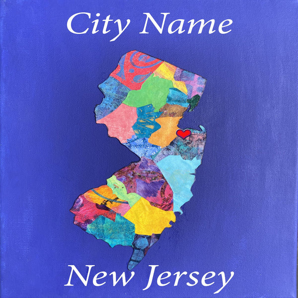 Custom prints of your favorite New Jersey town. created by Central New Jersey artist