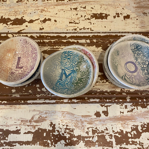 Ceramic Alphabet Bowls