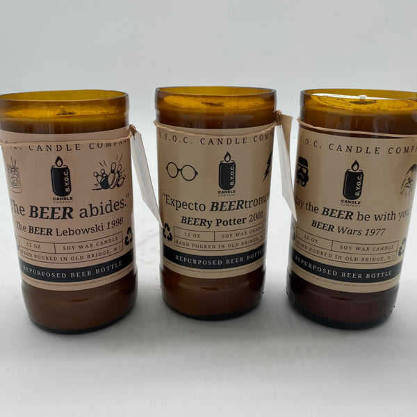 Recycled Beer & Seltzer Candles