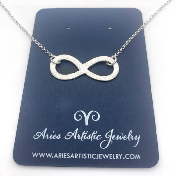 Sterling Silver Infinity Necklace Infinity Jewelry
