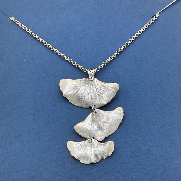 Ginkgo Leaf Necklace Nature Jewelry