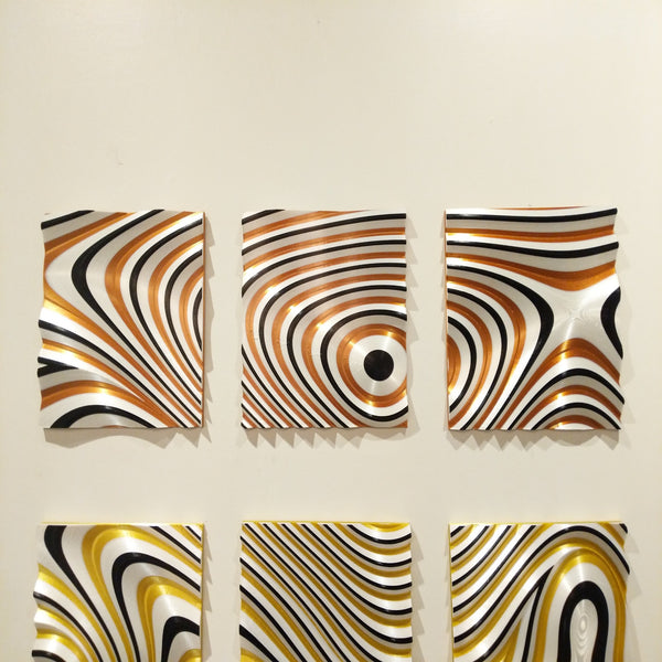 3D printed 3 panel wall art designed by local NJ artist