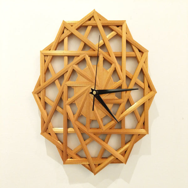 3D Printed Quadrilateral Clocks