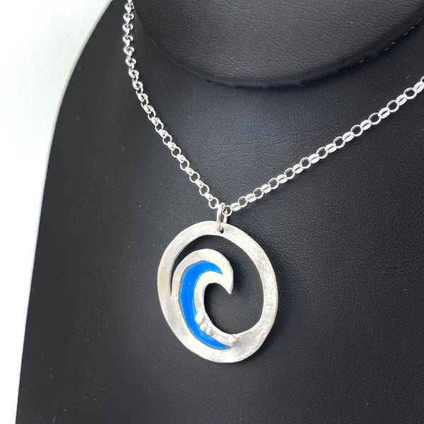 Wave Necklace Surfer Jewelry, Beach Necklace Spiritual Jewelry