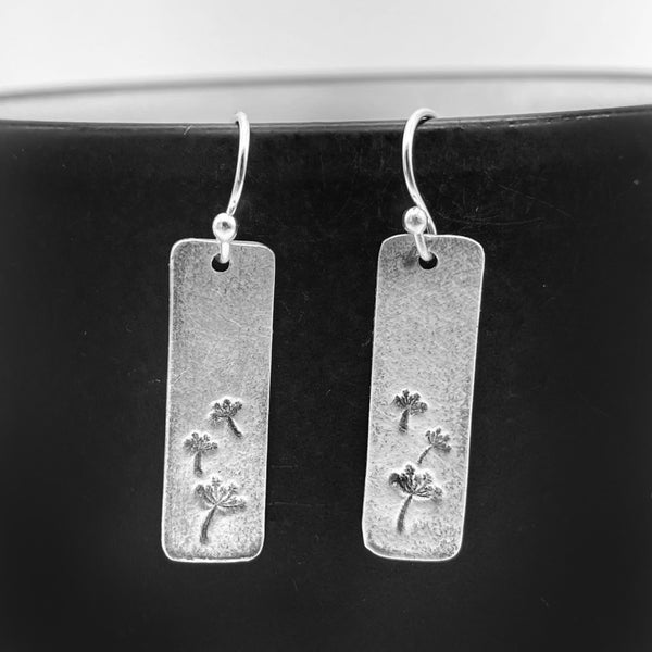 Make a Wish Earrings, Dandelion Earrings Nature Jewelry