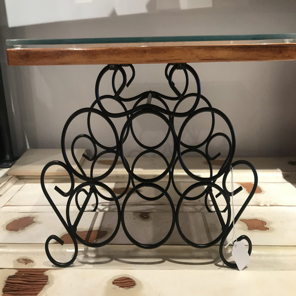 Far Niente counter wine rack created by Satterfield Originals