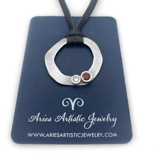 Eyeglass Chain Gemstone Eyeglass Loop Garnet Necklace