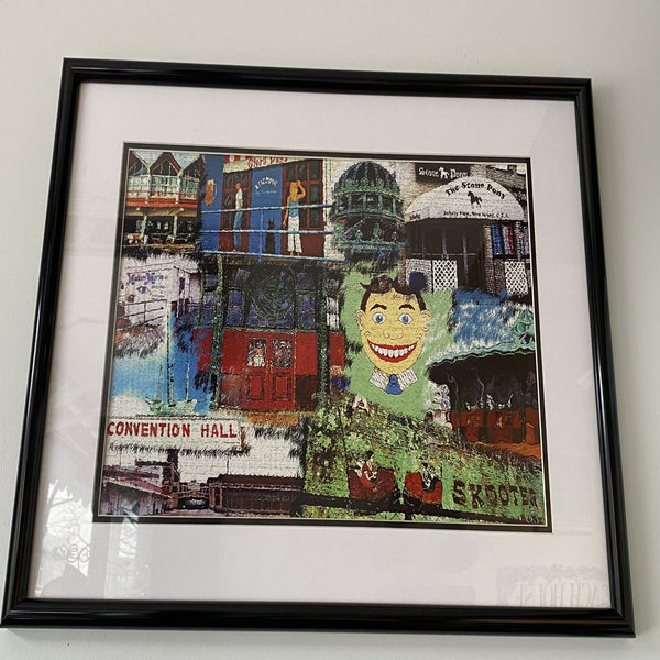 Asbury Park landmarks with 11 composite photos.  Includes Convention Hall, The Stone Pony, Merry Go Round, Skooter, and more
