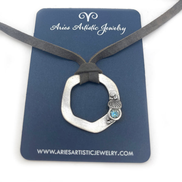 Small Eyeglass Holder Sterling Silver Necklace Eyeglass Loop
