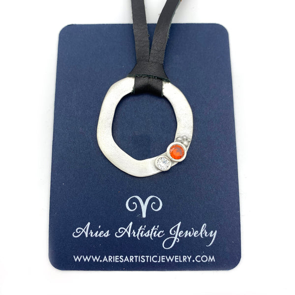 Small Eyeglass Holder Sterling Silver Necklace Eyeglass Loop