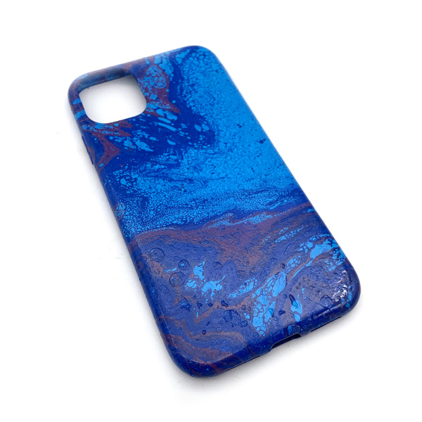Hydro Dipped Phone Cases in Blues   - iPhone 11