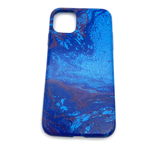 Hydro Dipped Phone Cases in Blues   - iPhone 11
