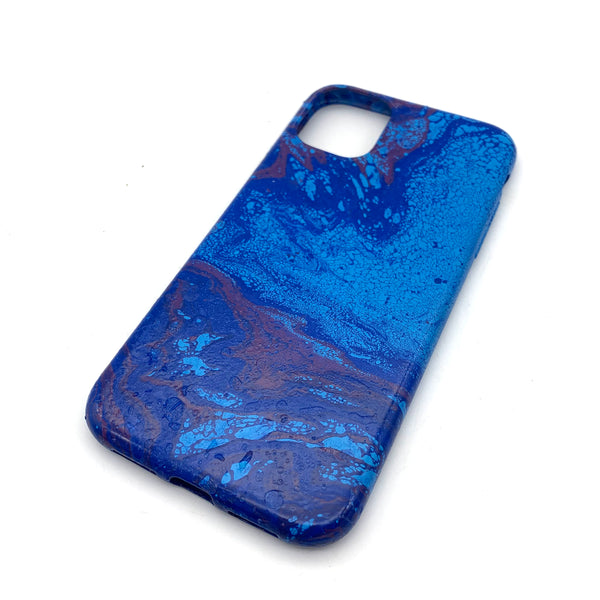 Hydro Dipped Phone Cases in Blues   - iPhone 11