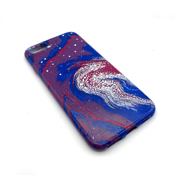 Hydro Dipped Phone Cases in Red White and Blue - iPhone 7, iPhone 8, iPhone SE (2020)