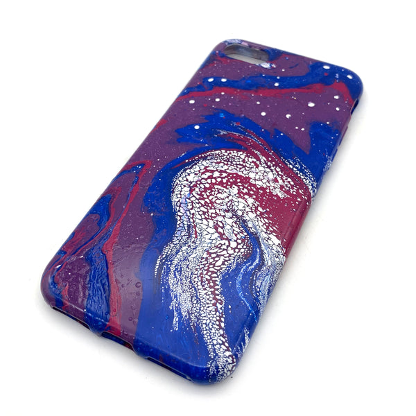 Hydro Dipped Phone Cases in Red White and Blue - iPhone 7, iPhone 8, iPhone SE (2020)