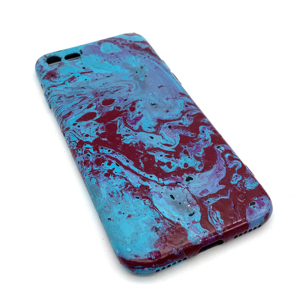 Hydro Dipped Phone Cases in Blue Burgundy and Black - iPhone 7, iPhone 8, iPhone SE (2020)