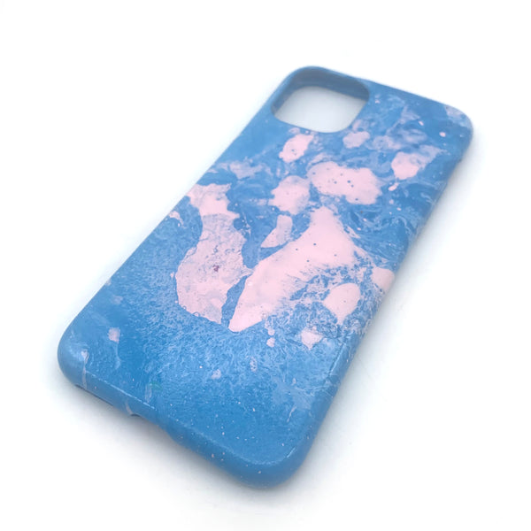 Hydro Dipped Phone Cases in Blue and Light Pink - iPhone 11 Pro