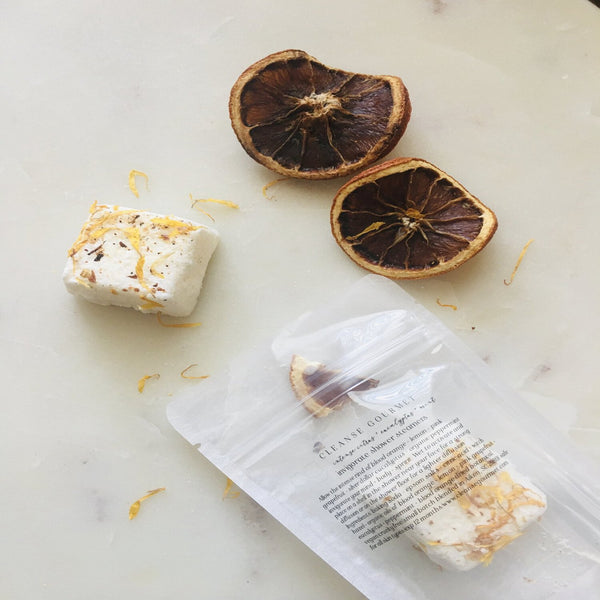 Citrus Shower Steamers by Cleanse Gourmet