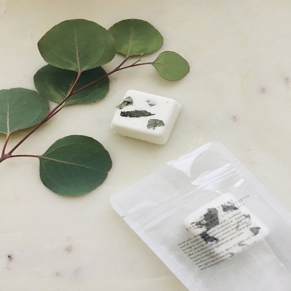 Eucalyptus Peppermint shower steamers by Cleanse Gourmet