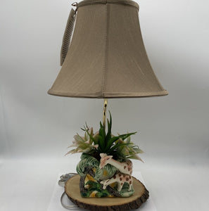 Vintage jungle lamp by Lavish Details
