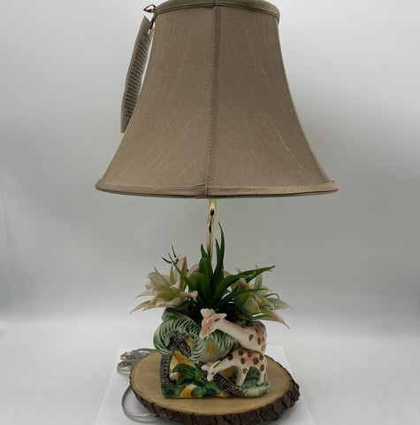 Vintage jungle lamp by Lavish Details