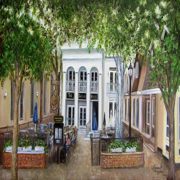Dublin House Red Bank oil painting by Leonardo Ruggieri