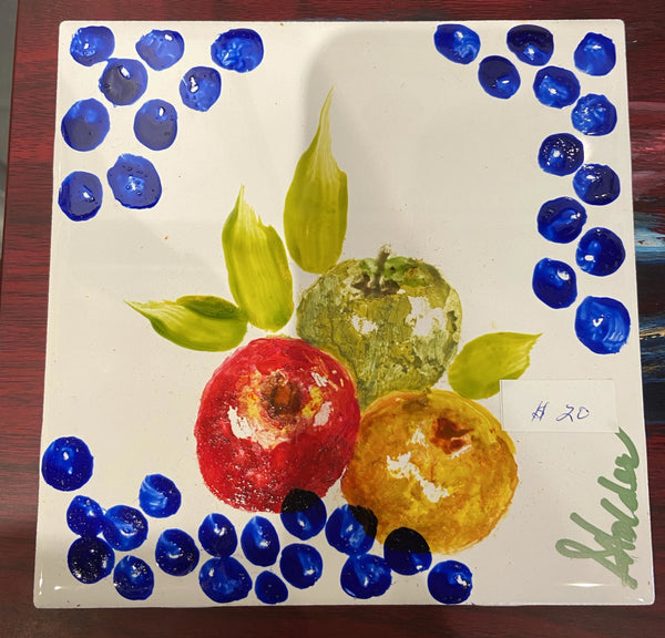apple trivets by Susan's Art of NJ