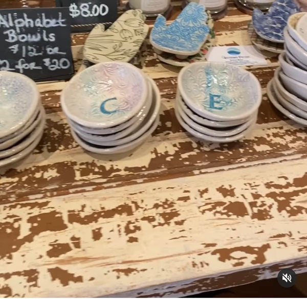 Ceramic Alphabet Bowls
