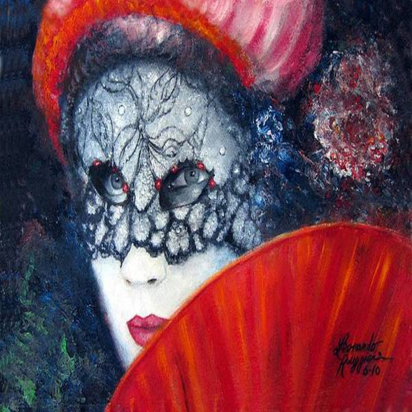 Mysterious Illusion Venetian oil painting by Leonardo Ruggieri