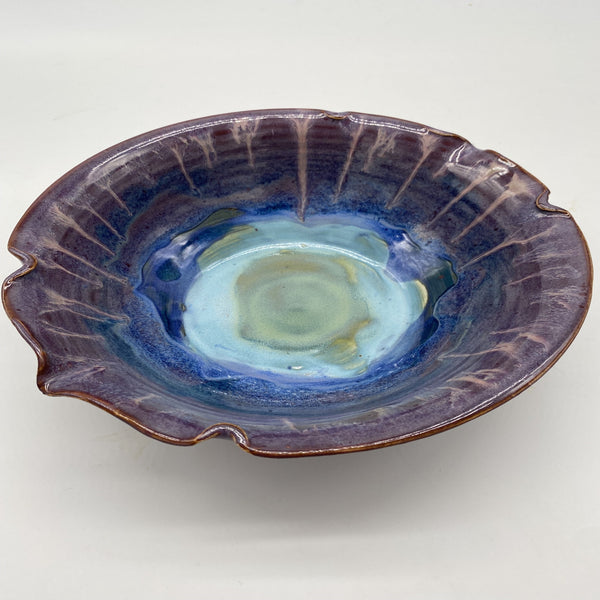 ceramic plum bowl created by Watershed Pottery 