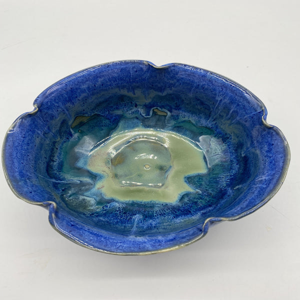 royal blue ceramic Watershed Pottery