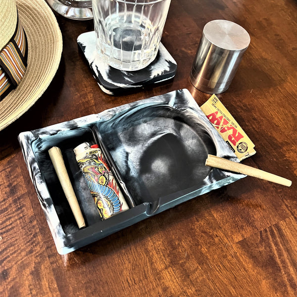Weed Concrete Ashtray