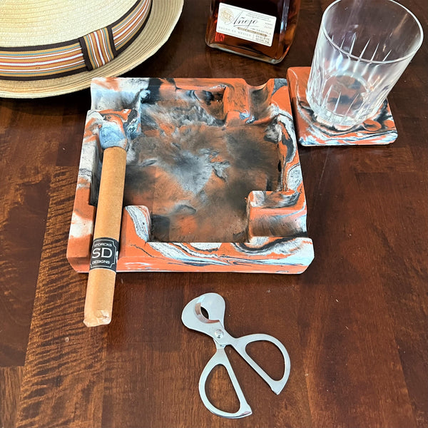 Concrete Large Cigar Ashtray