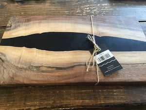 Black epoxy cutting board