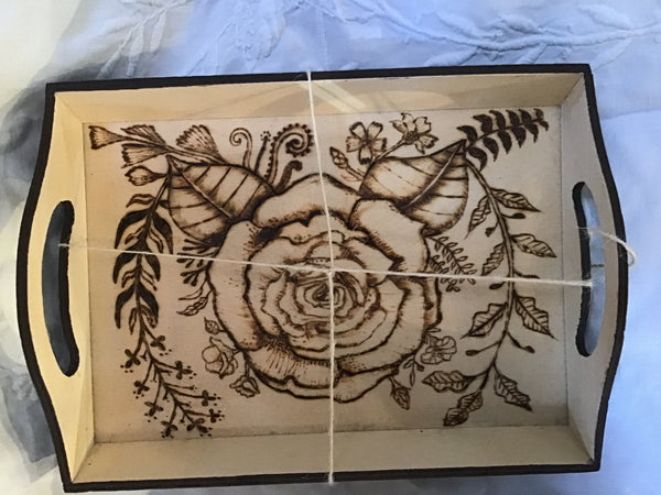 Wood Burned Decor