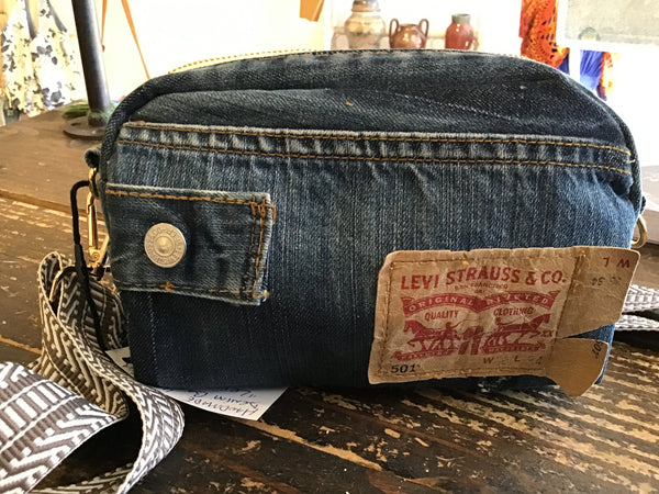 Handmade upcycled denim bags
