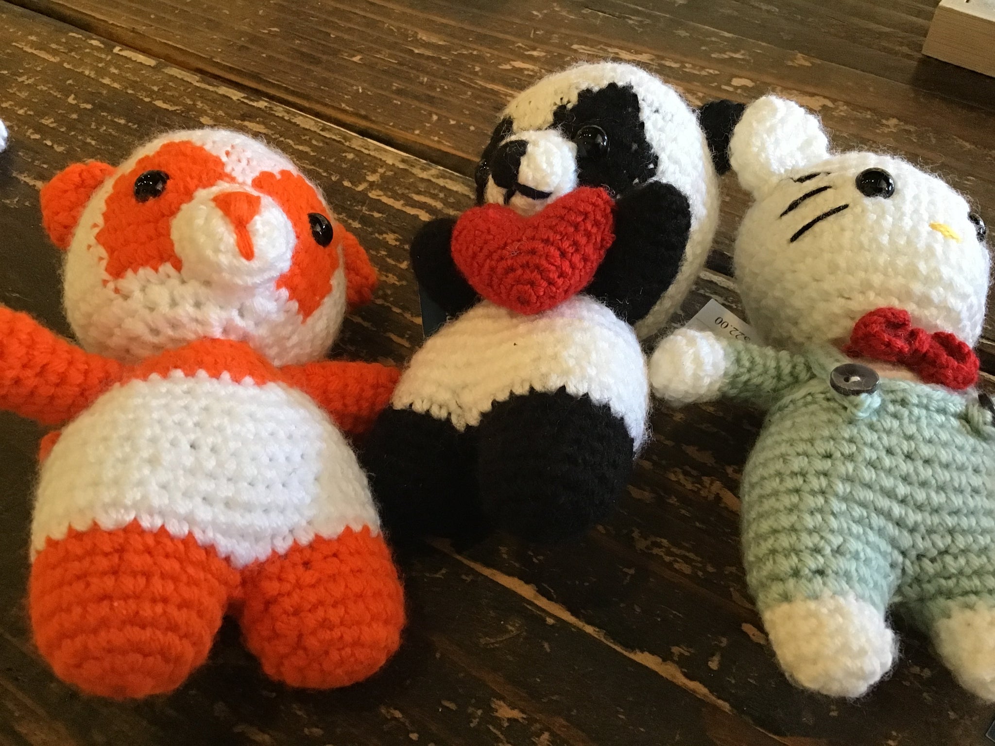 Crocheted creatures