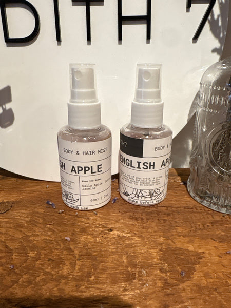English apple body and hair spray