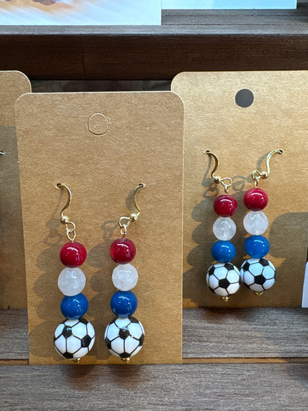 July 4th & FIFA Soccer Earrings