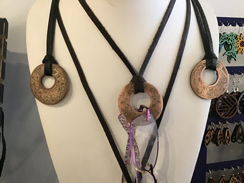 Mixed Metal Eyeglass Holder