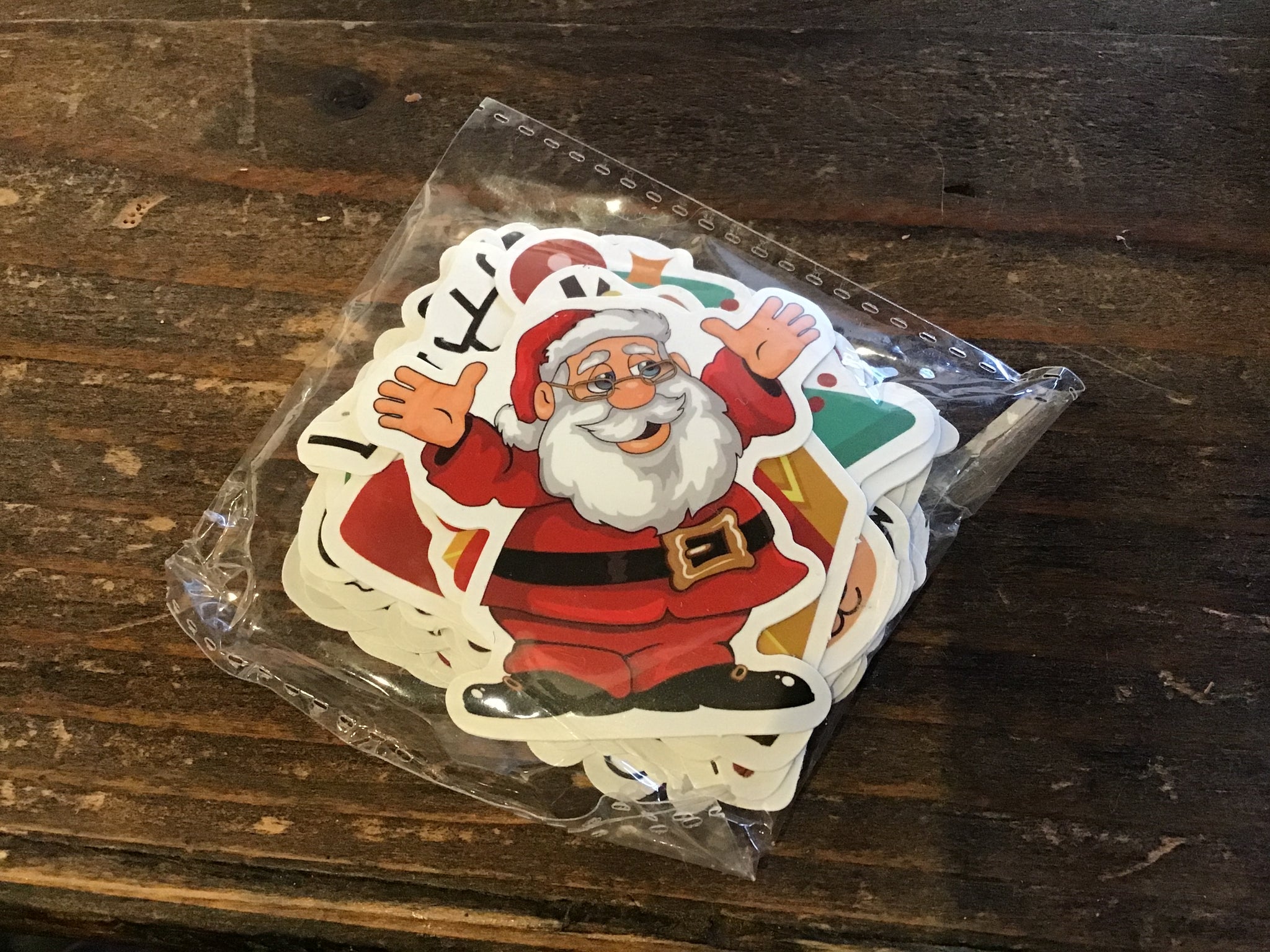 Mini shop Christmas stickers