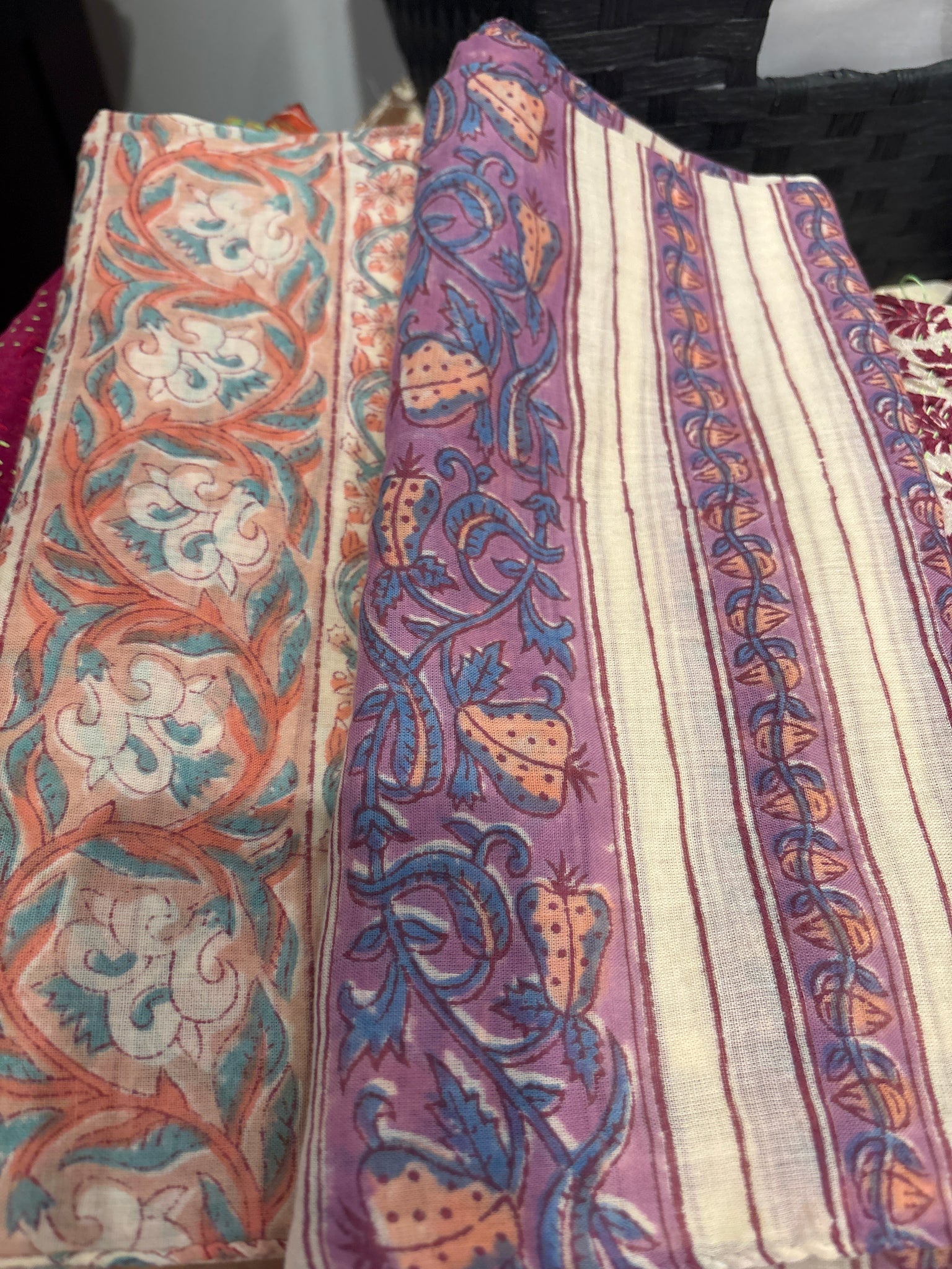 Block Print Scarves