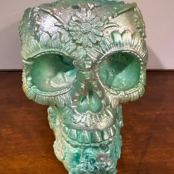 Gypsum Skull Votives