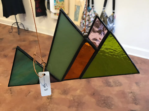 Stained glass mountains