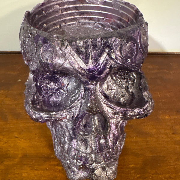 Gypsum Skull Votives